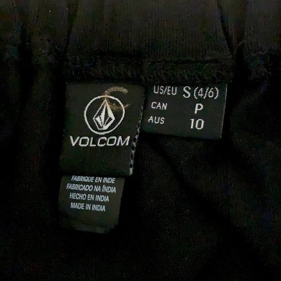 VOLCOM black ANIMAL HOUR mini DRESS size S - Picture 10 of 10